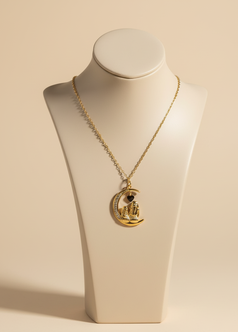 COLLAR LAZOS ED LUNA