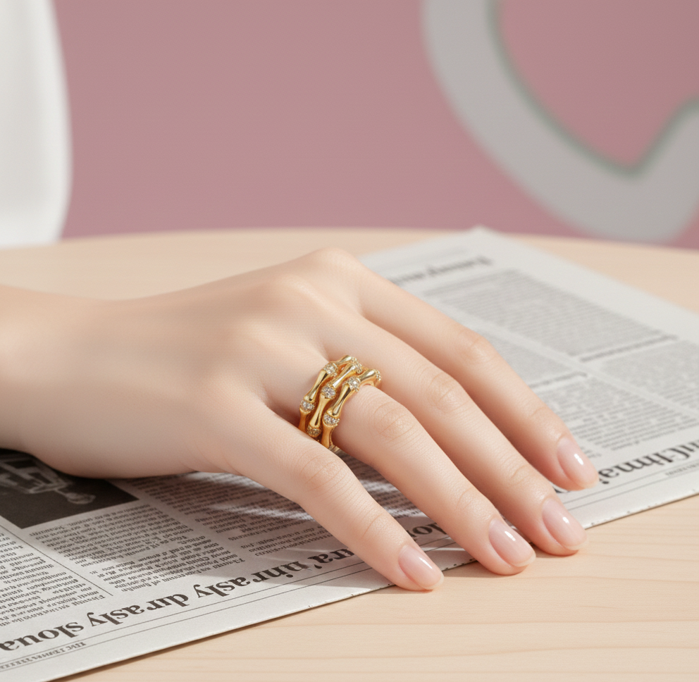 Anillo Bamboo