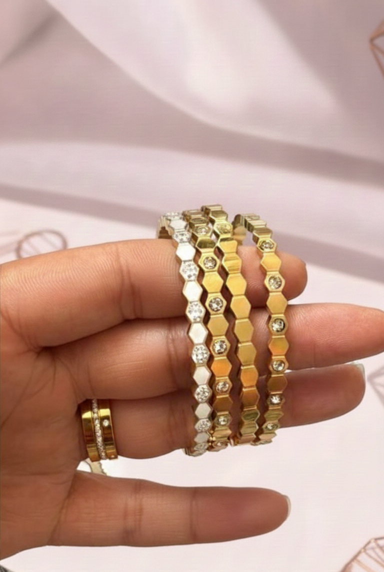 Brazalete Malla de Abeja
