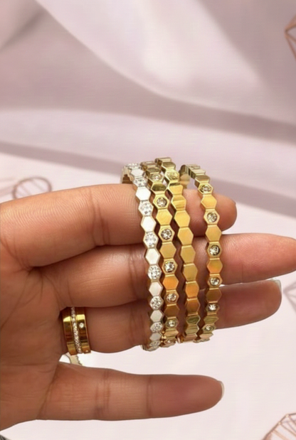 Brazalete Malla de Abeja