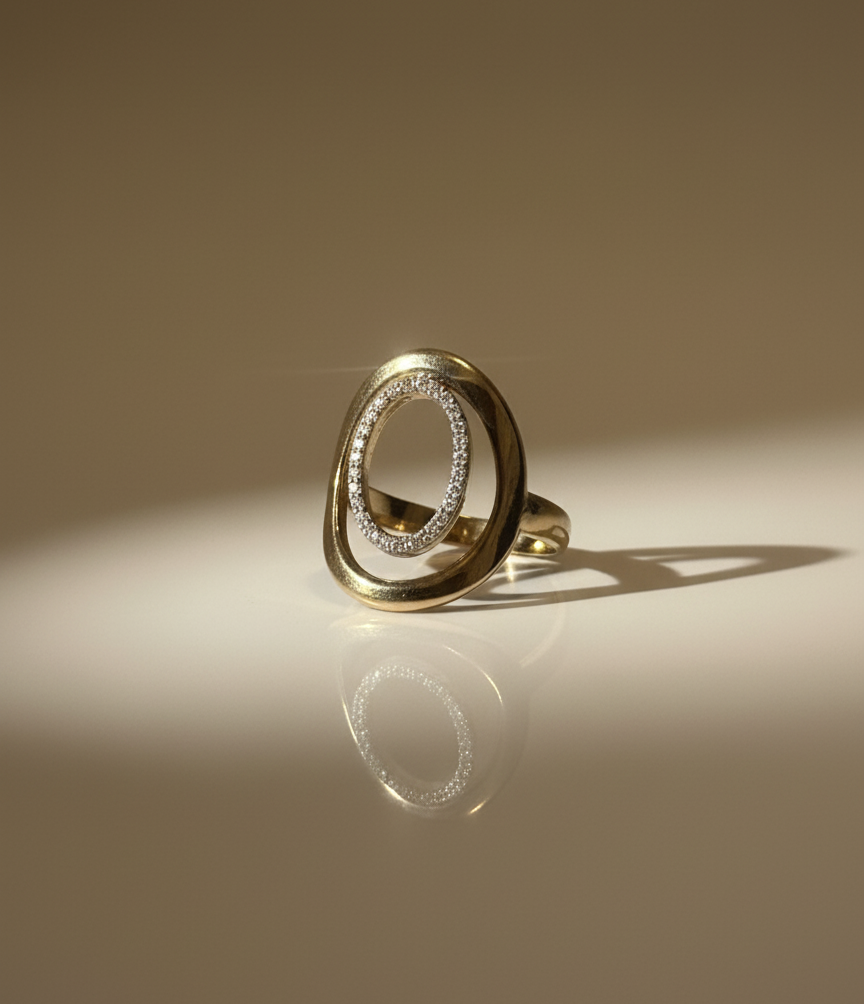ANILLO DOBLE CIRCULO