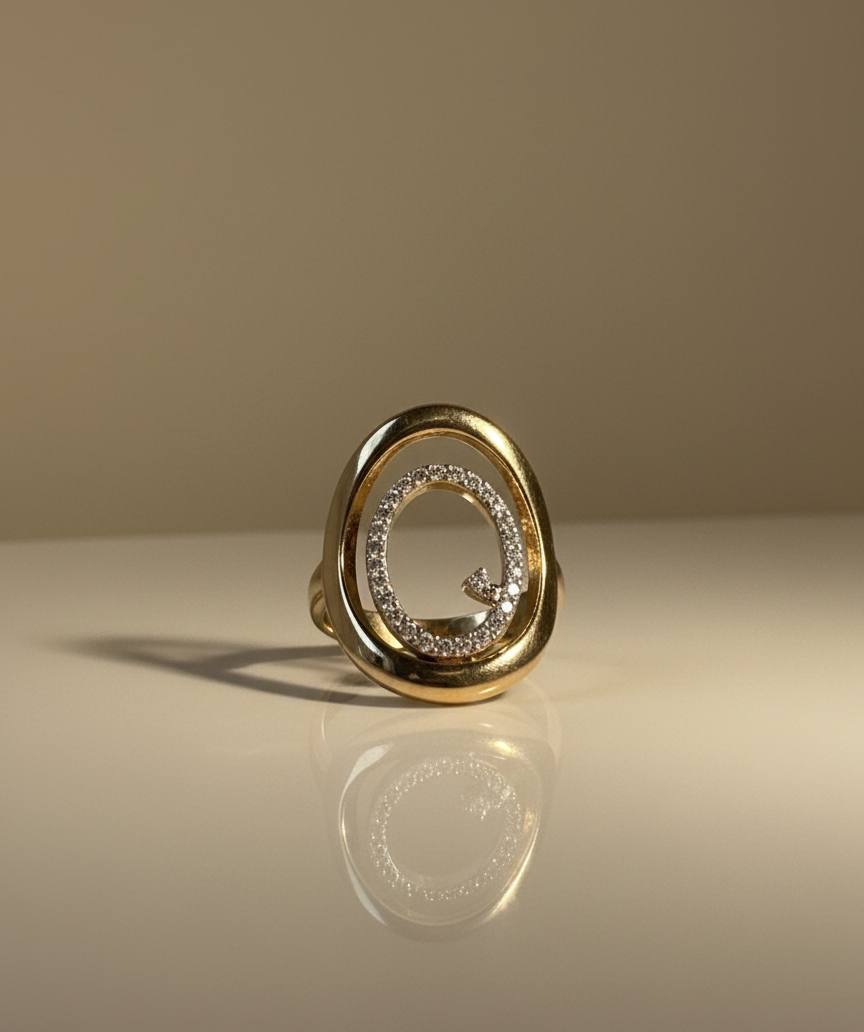 ANILLO DOBLE CIRCULO