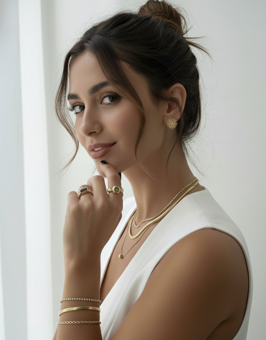 PENDIENTE SOL RADIANTE