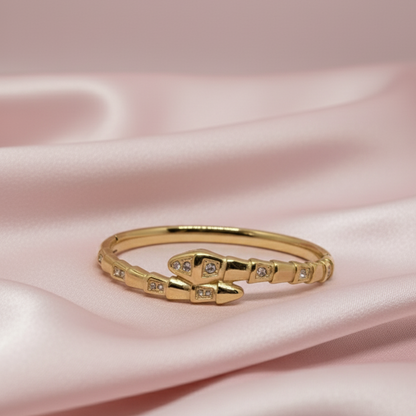 BRAZALETE SERPIENTE DORADA