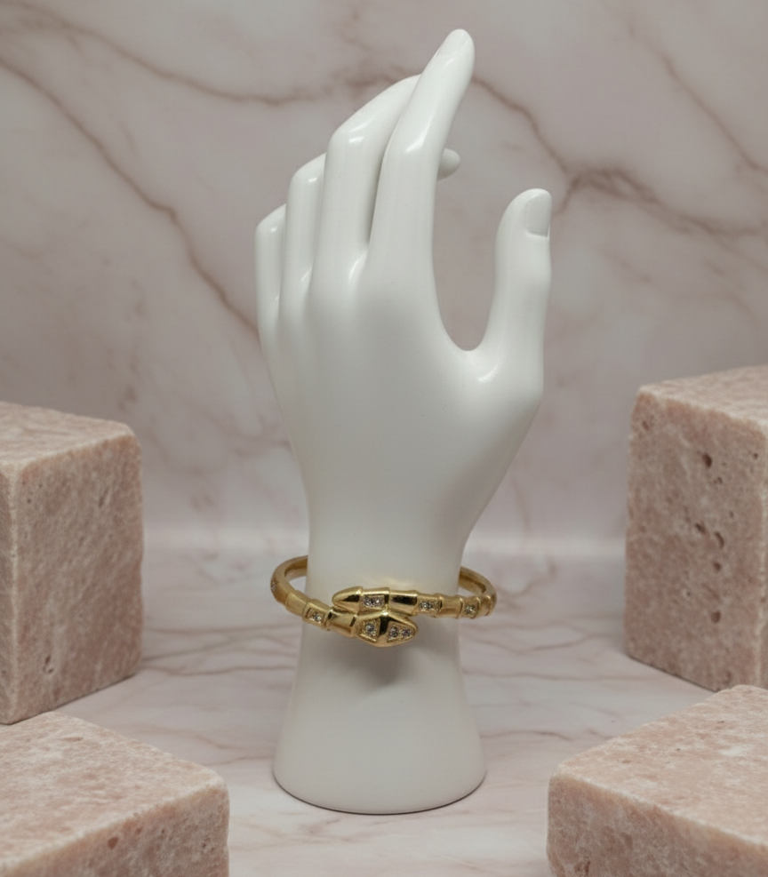 BRAZALETE SERPIENTE DORADA