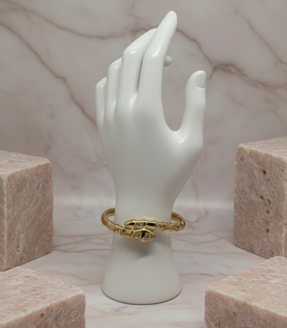 BRAZALETE SERPIENTE DORADA