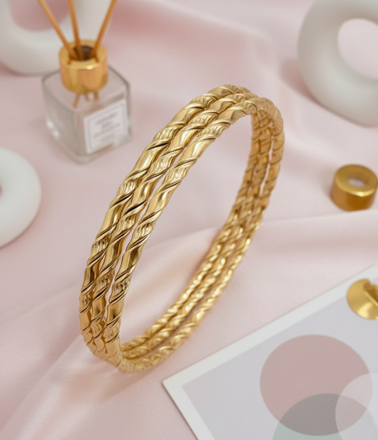 Set de 3 Brazaletes Torsade