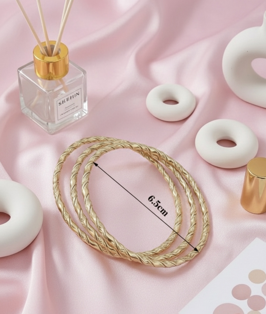 Set de 3 Brazaletes Torsade