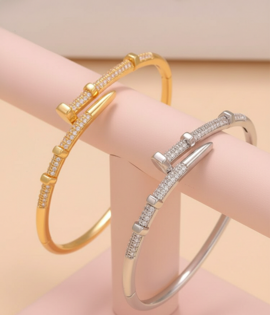 Brazalete Clavo Brillante