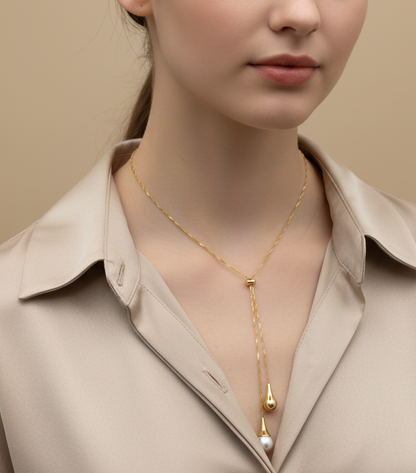 COLLAR DOBLE GOTA DE ROCIO