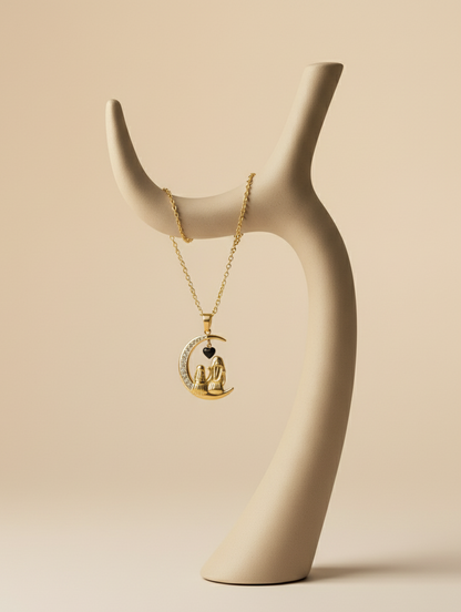 COLLAR LAZOS ED LUNA
