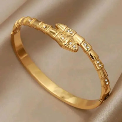 BRAZALETE SERPIENTE DORADA