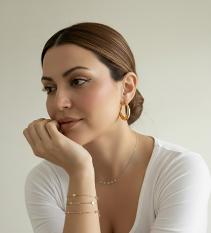 PENDIENTE ARO GOTAFINA