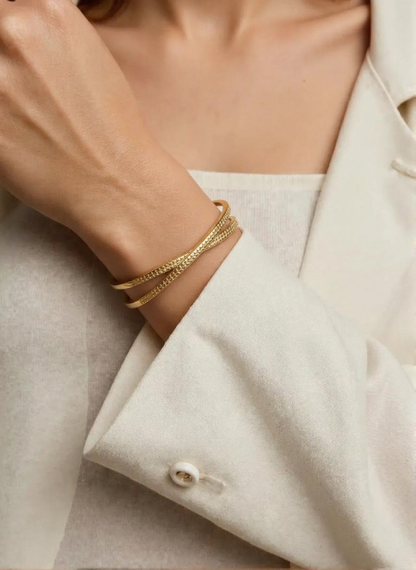 Brazalete Infinito Cruzado