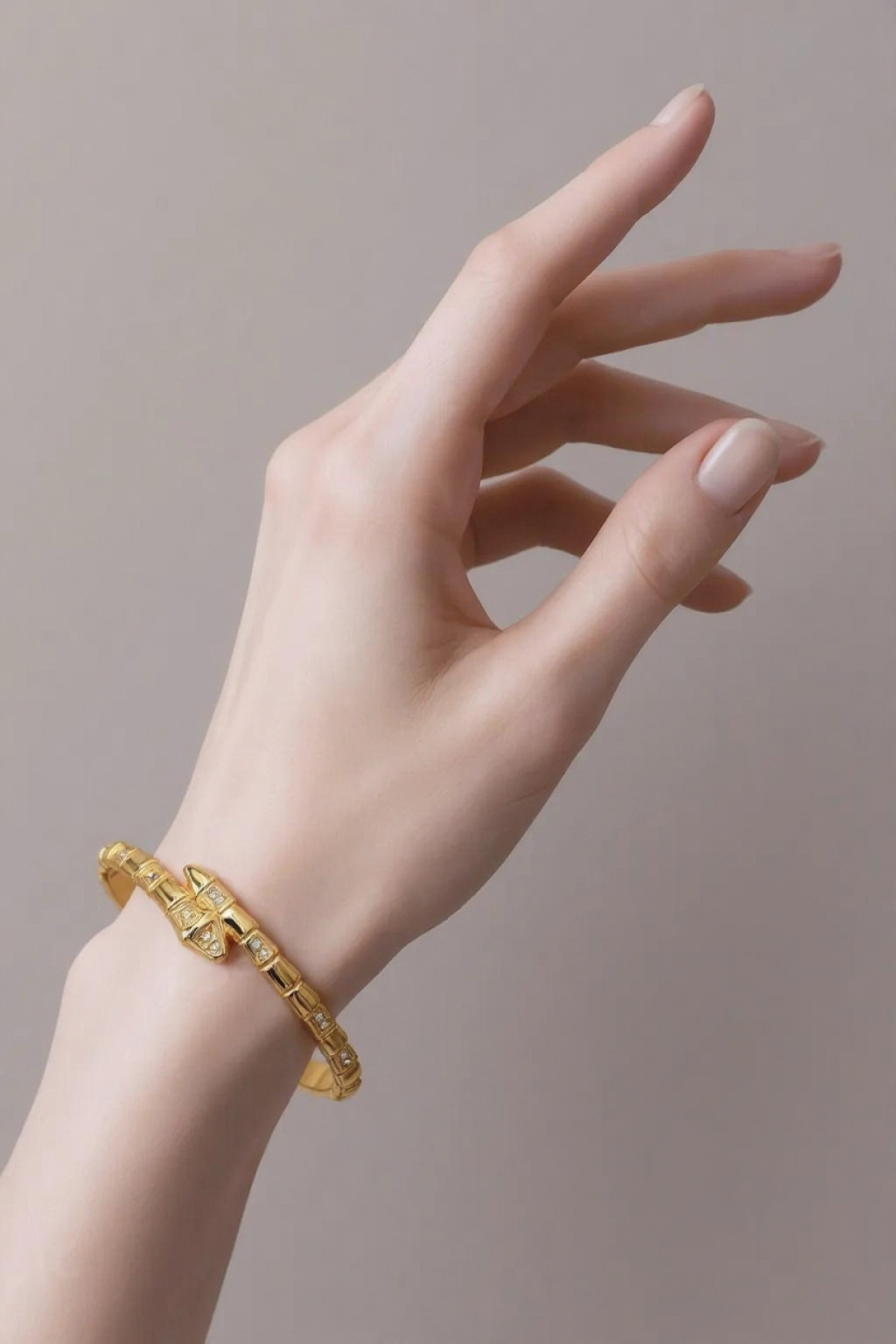 BRAZALETE SERPIENTE DORADA