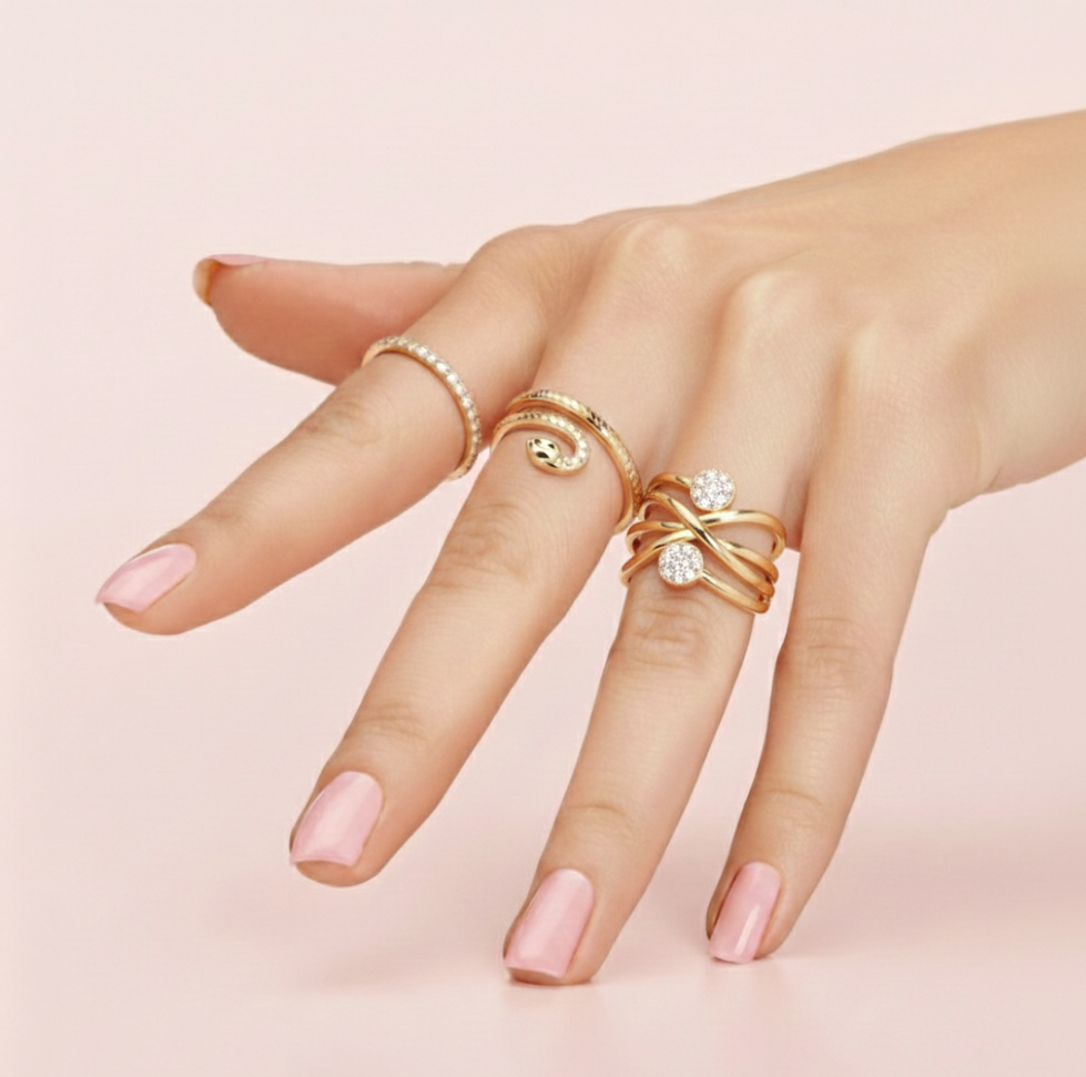Anillo Dúo Brillante